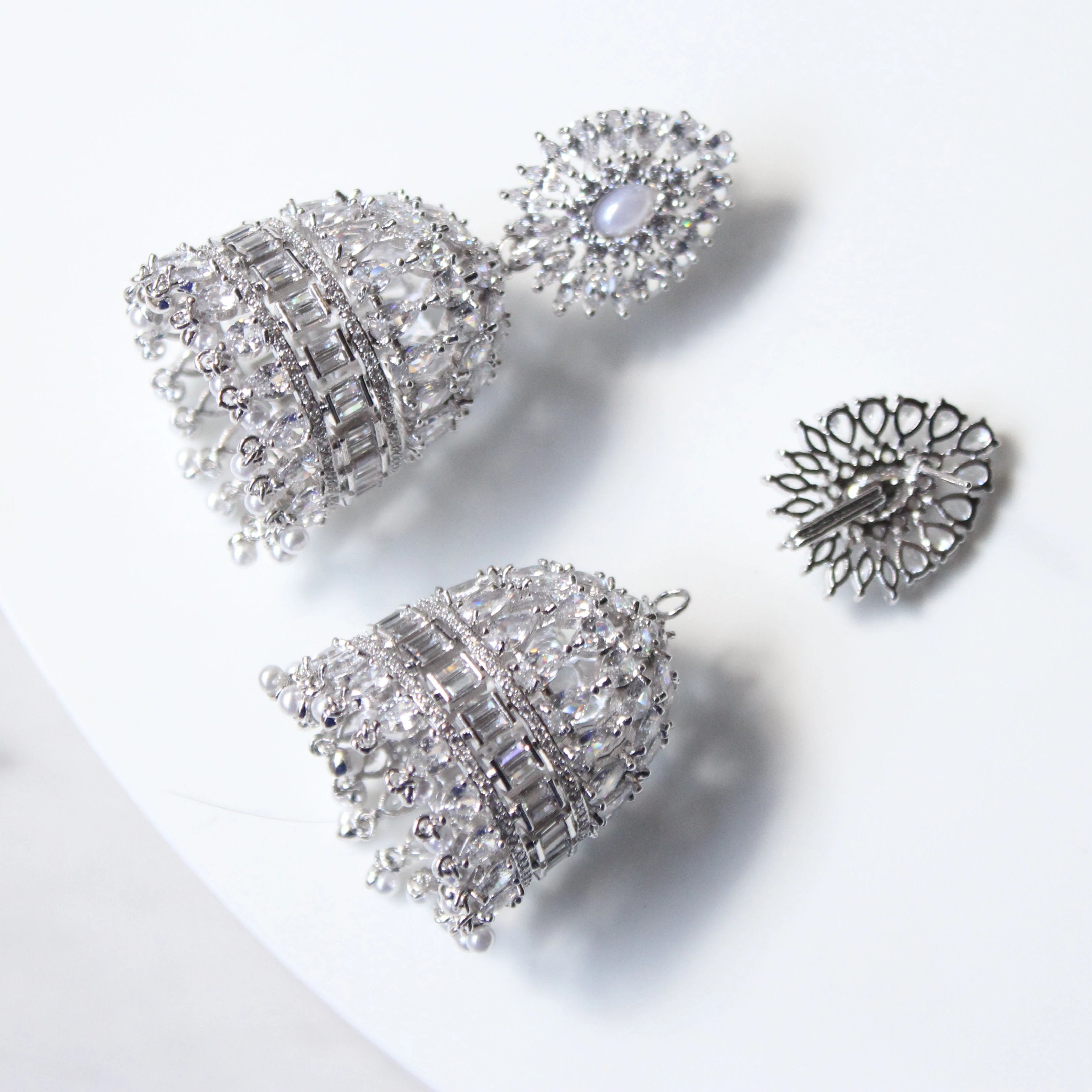 JHUMKA Silver - handmade artisan clutches by MINZA